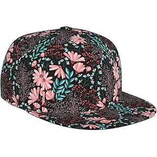 Tropical Hawaiian Floral Baseball Cap Men Women Adjustable Hawaiian Printed Snap