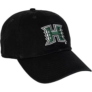 University of Hawaii Baseball Hat Rainbow Warriors UH Brimmed Embroidered Hats C