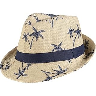 Vibrant Multicolor Luau Fedora - 4.75_ x 9.5_ x 10.25_ (1 Pc.) - Cute & Stylish