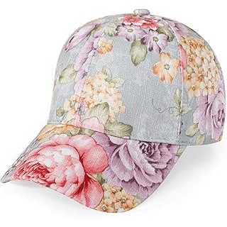 Women Fashion Floral Print Baseball Cap Hawaiian Adjustable Snapback Dad Hat
